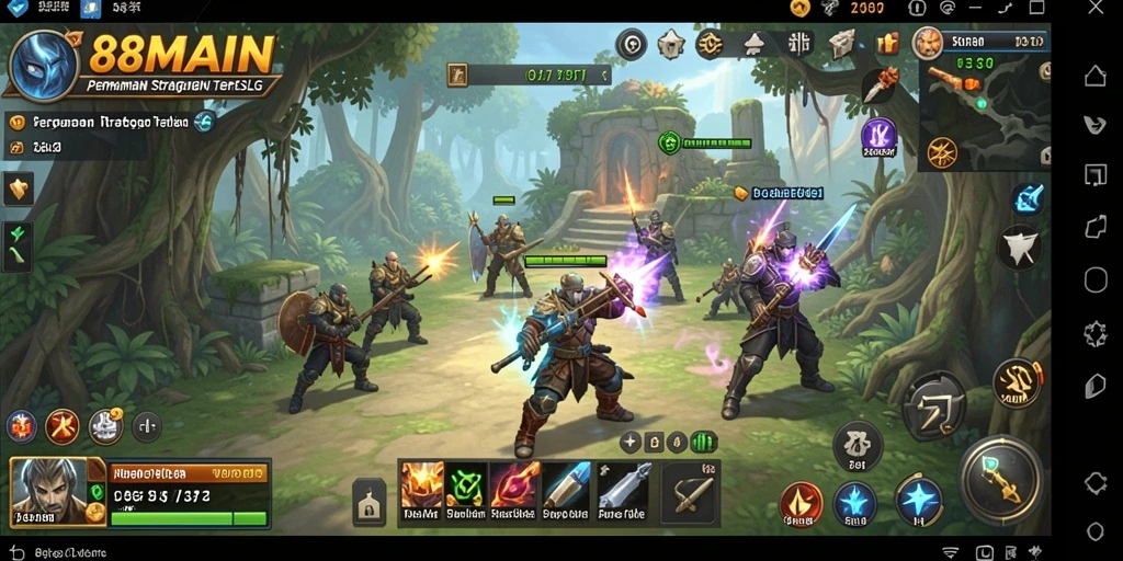 Screenshot gameplay 88MAIN yang mendebarkan dan strategis.
