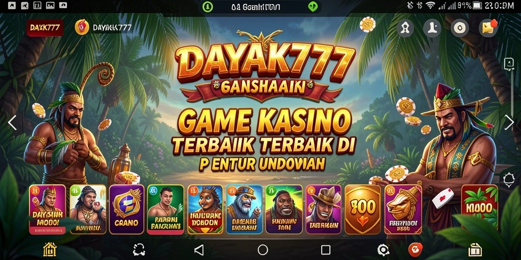 Screenshot menampilkan gameplay menyenangkan di DAYAK777.