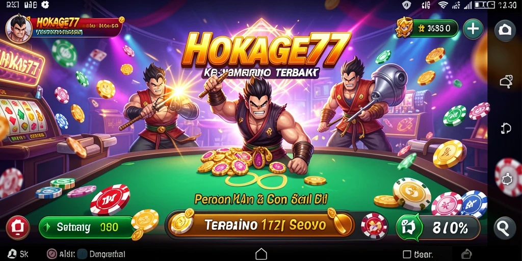 Screenshot HOKAGE77 menampilkan gameplay seru dan grafis menawan.