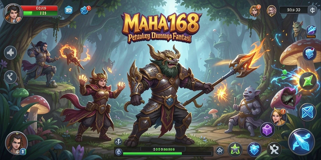 Tampilan gameplay MAHA168 yang penuh petualangan dan eksplorasi.