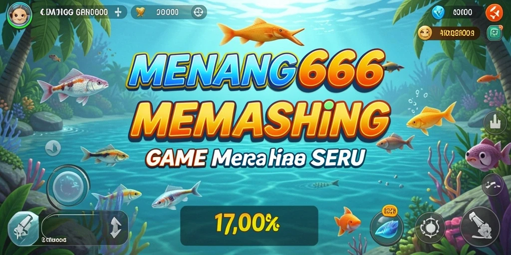 Tampilan gameplay MENANG666 yang seru dan mendebarkan saat memancing.