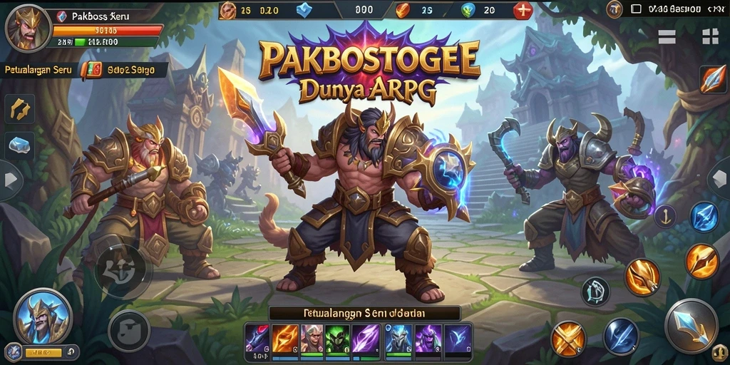 Gameplay seru di dalam <strong>PAKBOSTOGEL</strong> dengan pertempuran yang mendebarkan.