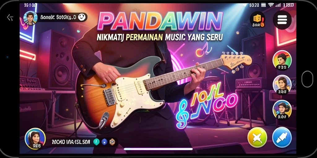 Tangkapan layar utama PANDAWIN menunjukkan gameplay yang interaktif dan menyenangkan.
