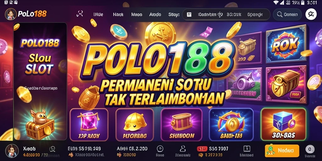 Tangkapan layar utama POLO188 menunjukkan gameplay slot yang mengasyikkan.