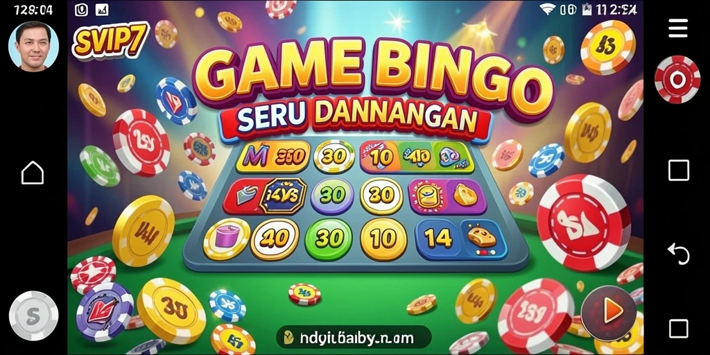 Tampilan gameplay Bingo yang menarik dan interaktif di SVIP7.
