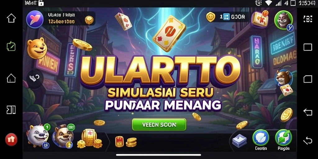 Tampilan gameplay ULARTOTO menampilkan aksi seru di dunia simulasi.